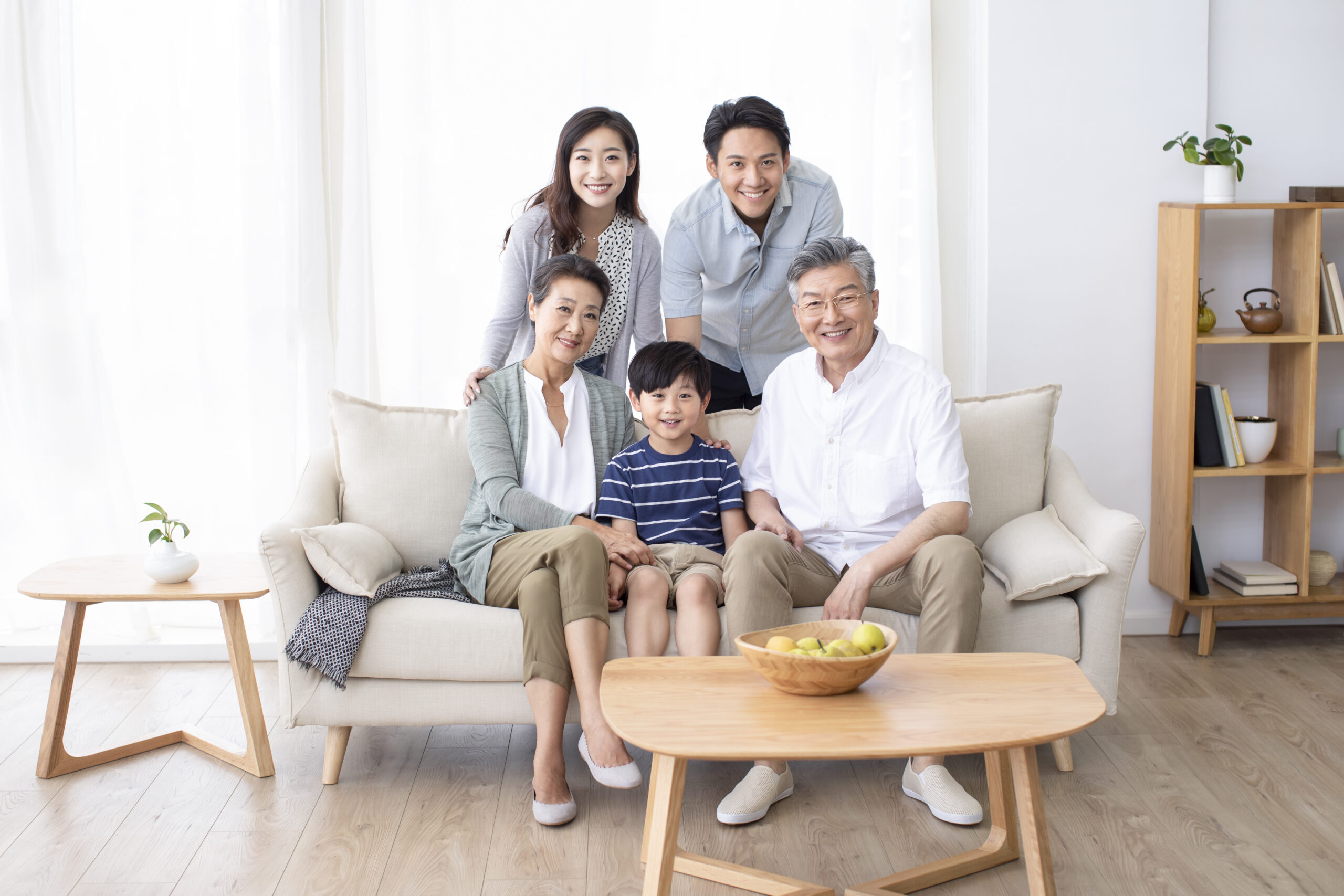 Family safe and relaxing at home after termite treatment